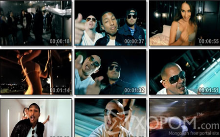 Pitbull ft Pharrell - Blanco [2009 | DVDRip] клип 
